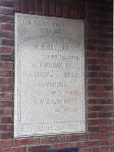 GE Kerkstraat 17a - 1e steen 10-08-1900